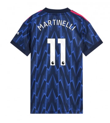 Arsenal Gabriel Martinelli #11 Segunda Equipación Mujer 2025-26 Manga Corta